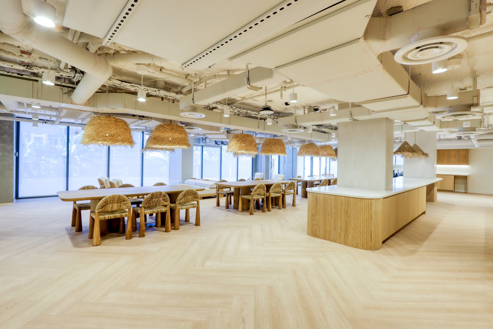 Commercial installation